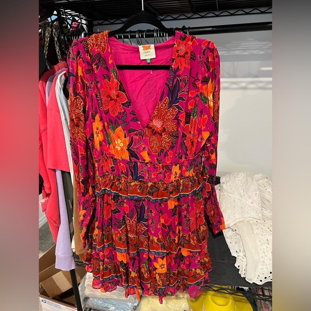 Farm Rio Tropical Tapestry Mini Dress - Picture 4 of 5